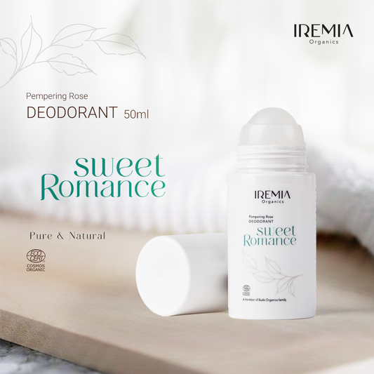 IREMIA Organics sweet Romance deodorant 50ml pempering rose