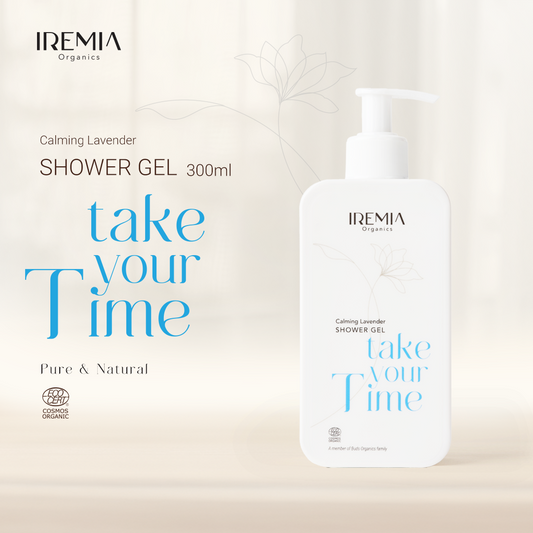 IREMIA Organics take your time Calming Lavender shower gel 300ml