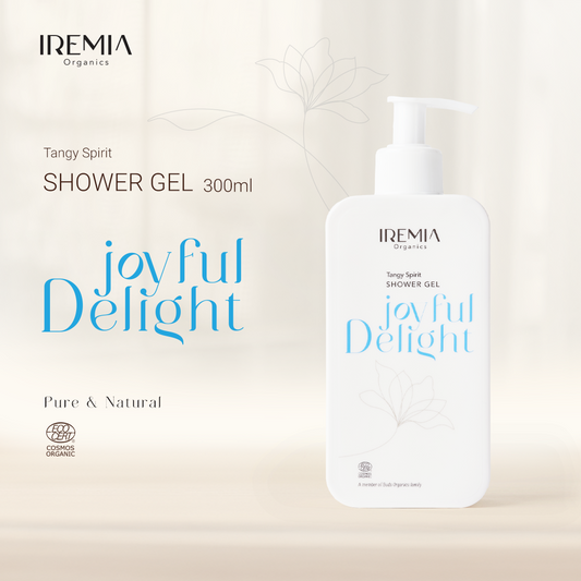 IREMIA Organics joyful delight tangy spirit shower gel