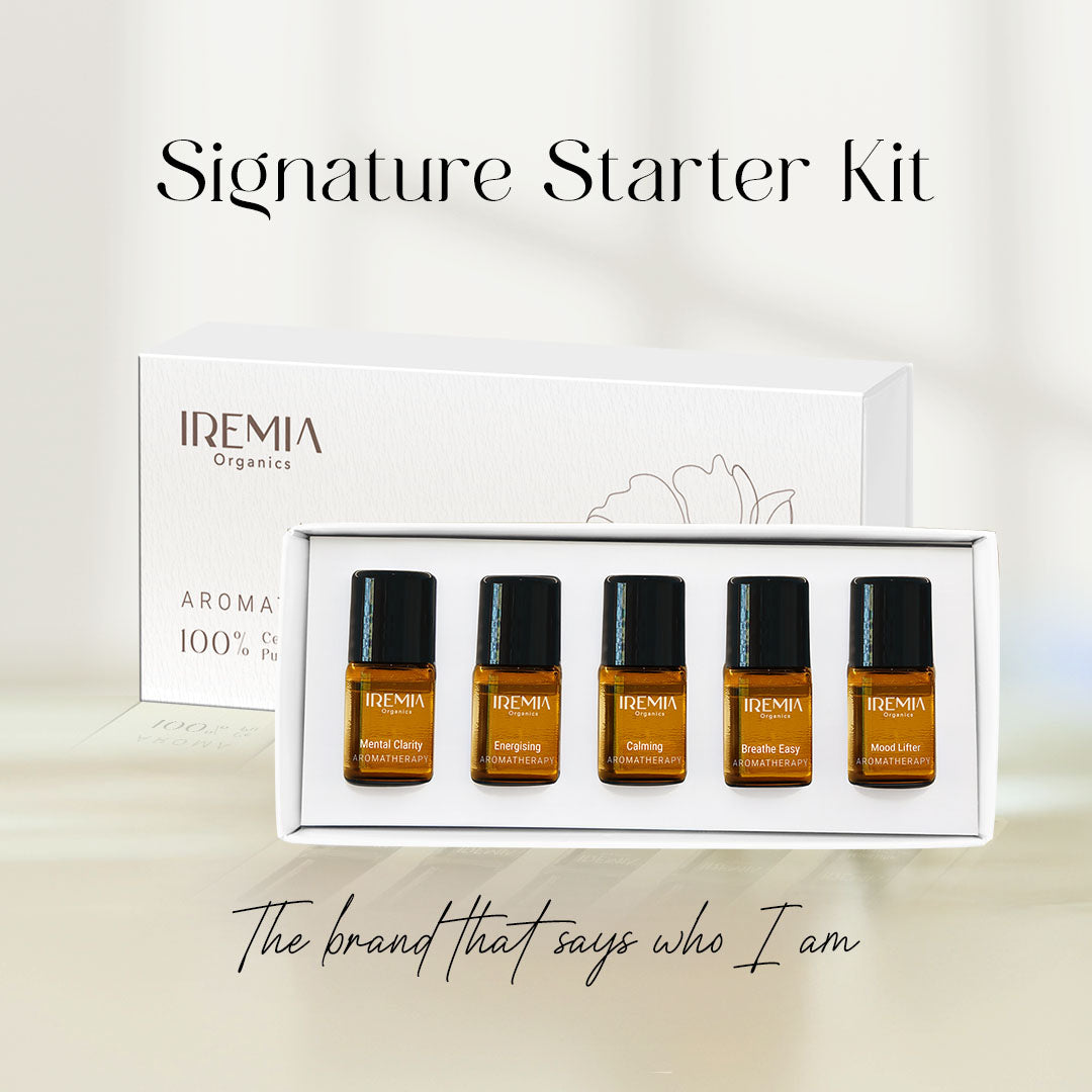 Iremia Organics Signature Starter Kit (Roll & Rub) Organic Essential Oil