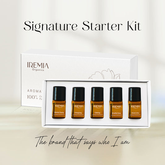 Iremia Organics Signature Starter Kit (Roll & Rub) Organic Essential Oil